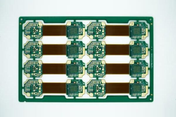 A 10 - layer rigid - flex PCB usually adopts an alternating "rigid - flexible - rigid" lamination structure, such as 4R + 2F + 4R (where R represents a rigid layer and F represents a flexible layer) or similar combinations